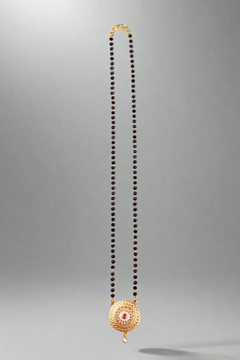 Gold-Plated Short Mangalsutra, A Perfect Blend of Tradition and Modern Style