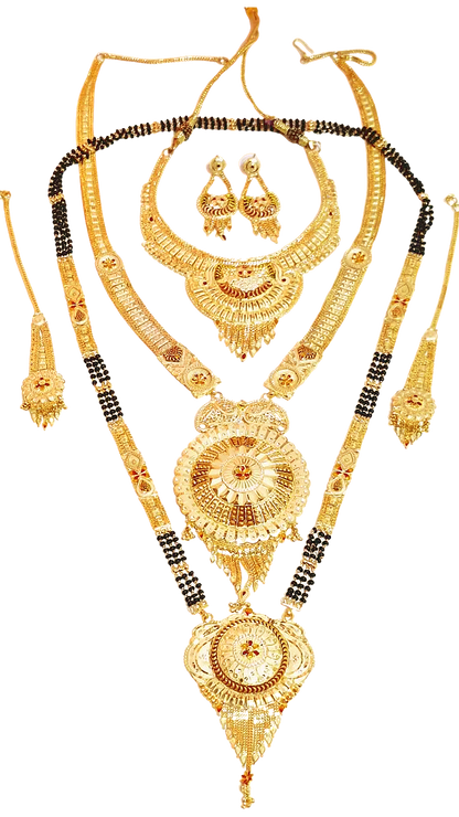 1.5 Gram Gold Plated Necklace Set Combo