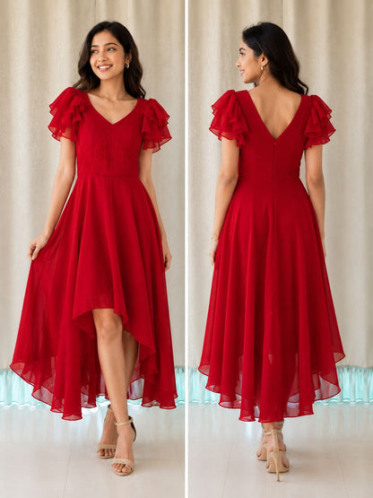 Elegant Red Outfit for Every Occasion