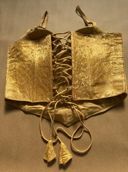Golden Corset blouse