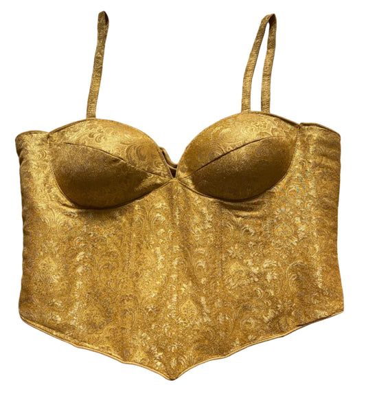 Golden Corset blouse