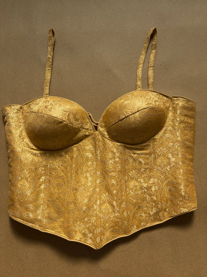 Golden Corset blouse