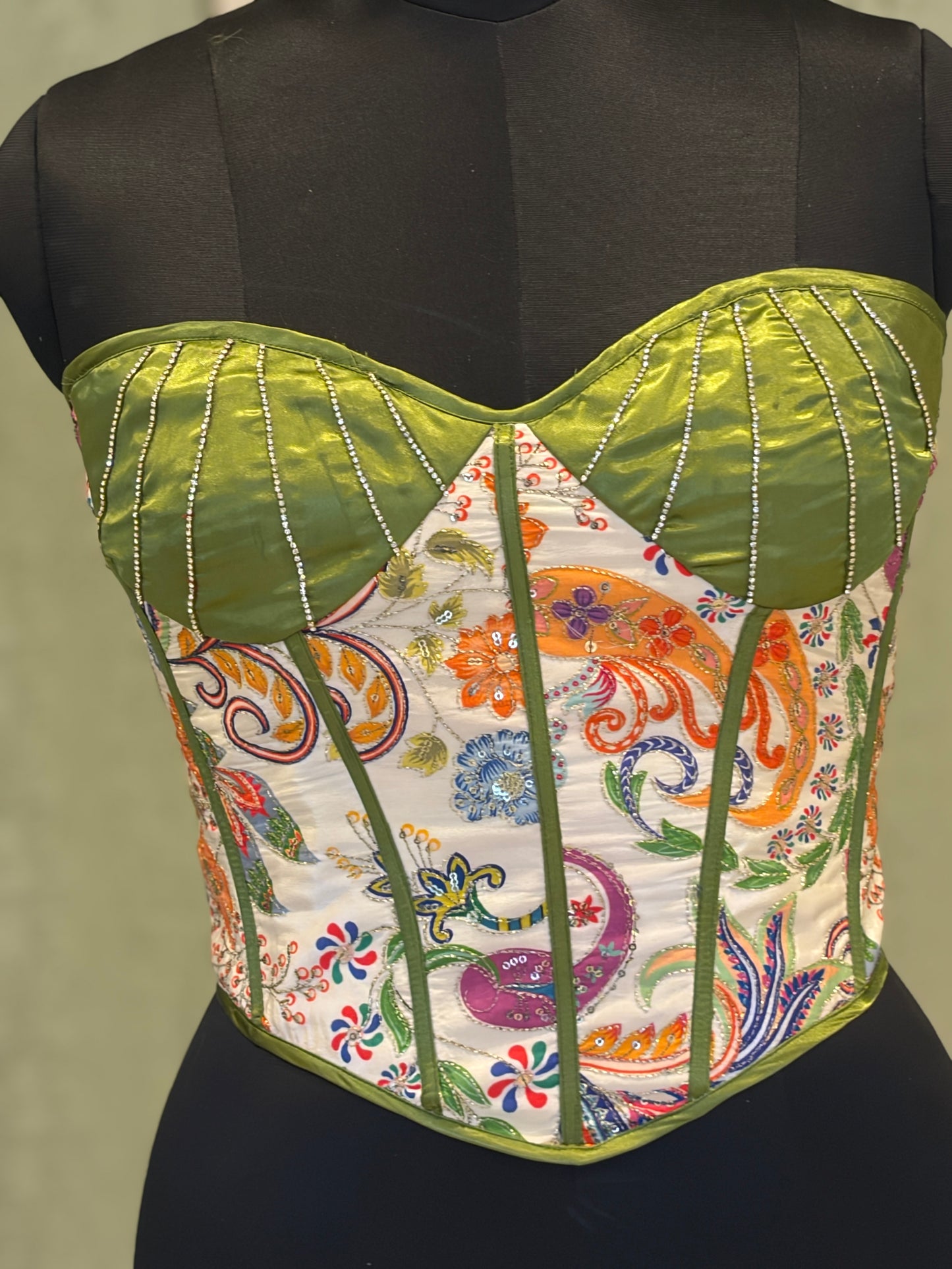 Luxury Corset Top by KASHNI Luxe Fashion Studio | Designer Corset Collection