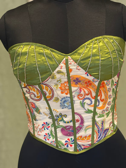 Luxury Corset Top by KASHNI Luxe Fashion Studio | Designer Corset Collection