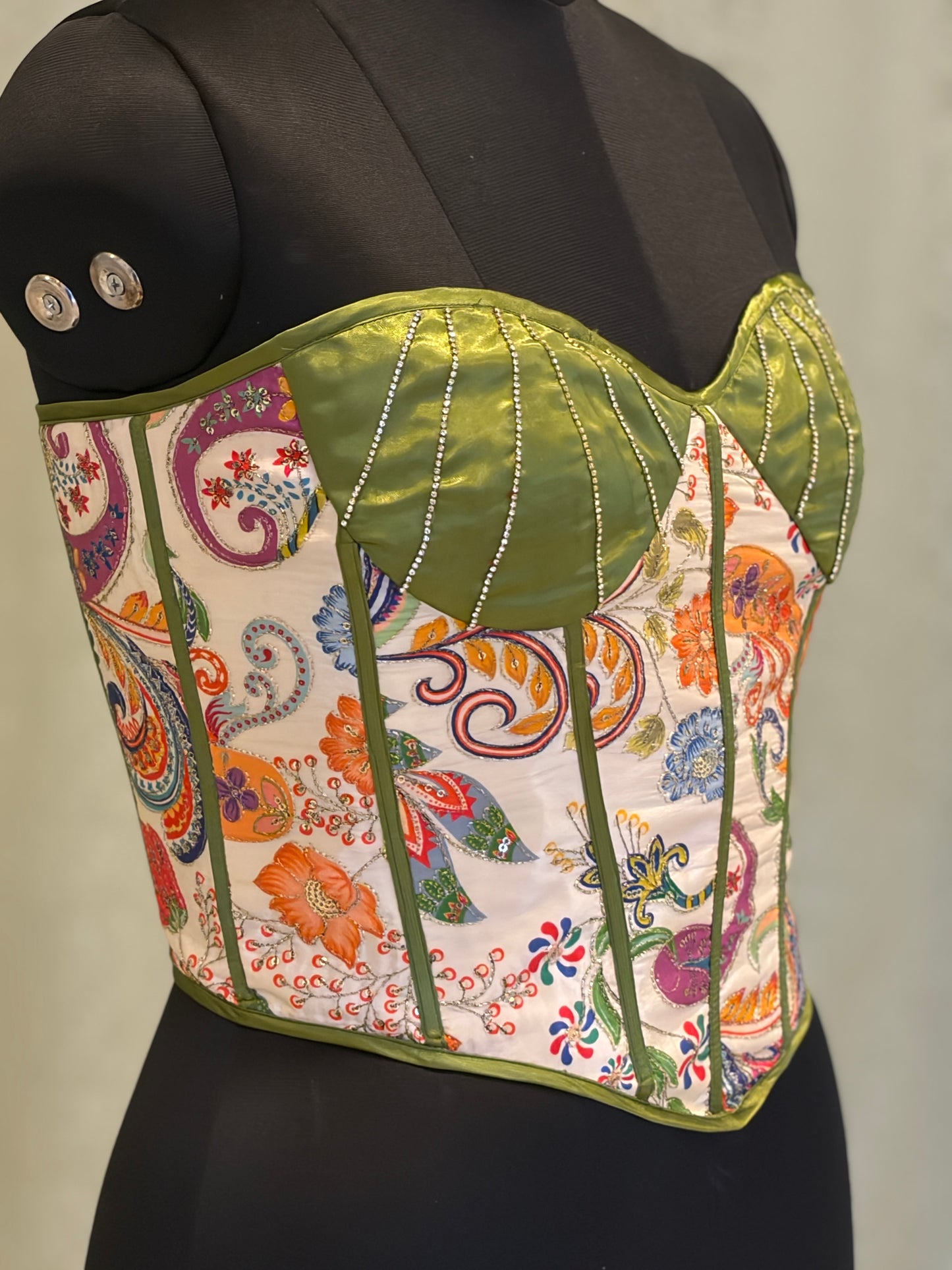 Luxury Corset Top by KASHNI Luxe Fashion Studio | Designer Corset Collection