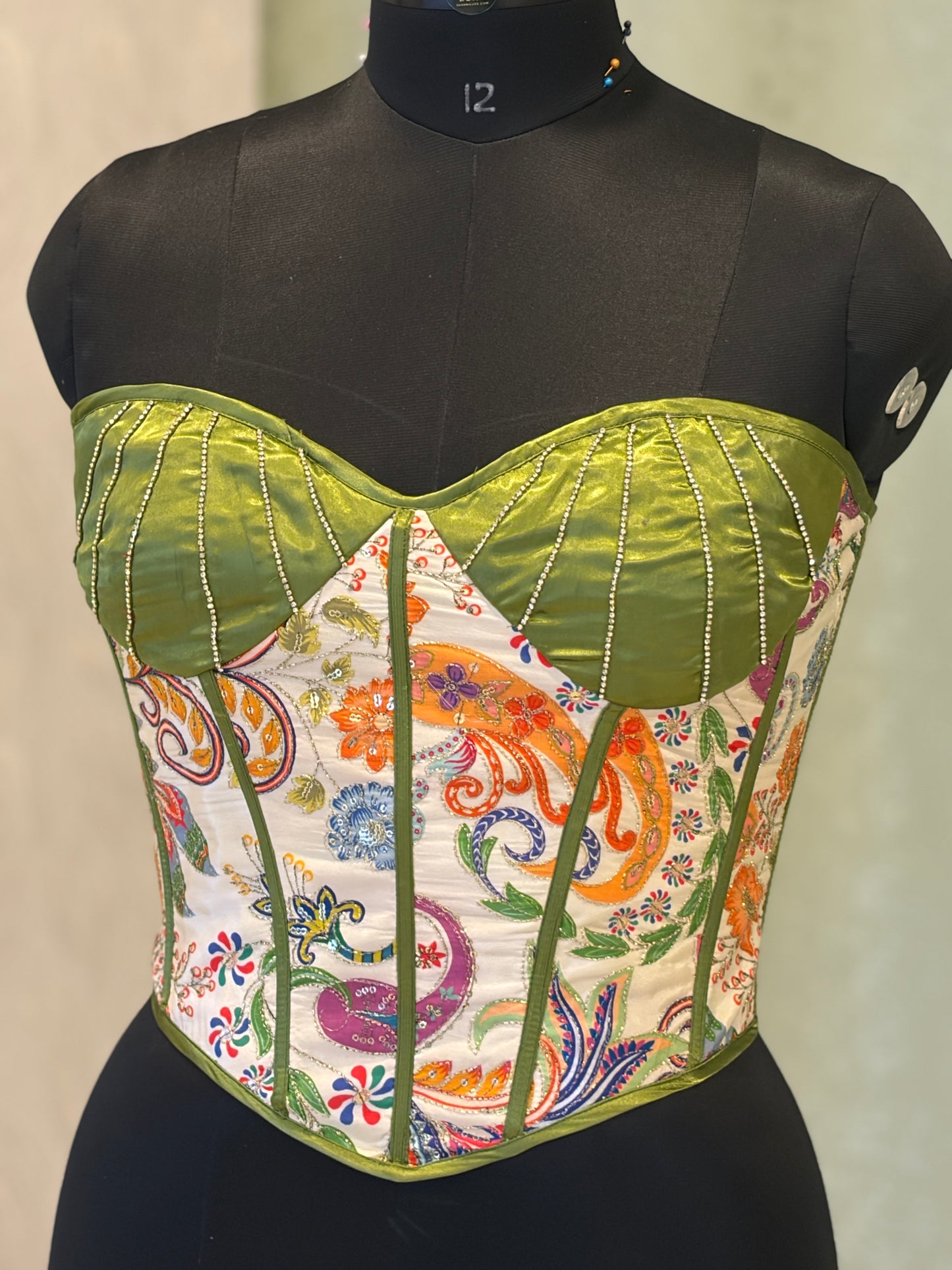 Luxury Corset Top by KASHNI Luxe Fashion Studio | Designer Corset Collection