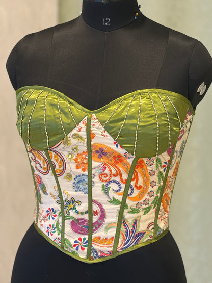 Luxury Corset Top by KASHNI Luxe Fashion Studio | Designer Corset Collection