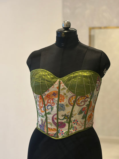 Luxury Corset Top by KASHNI Luxe Fashion Studio | Designer Corset Collection