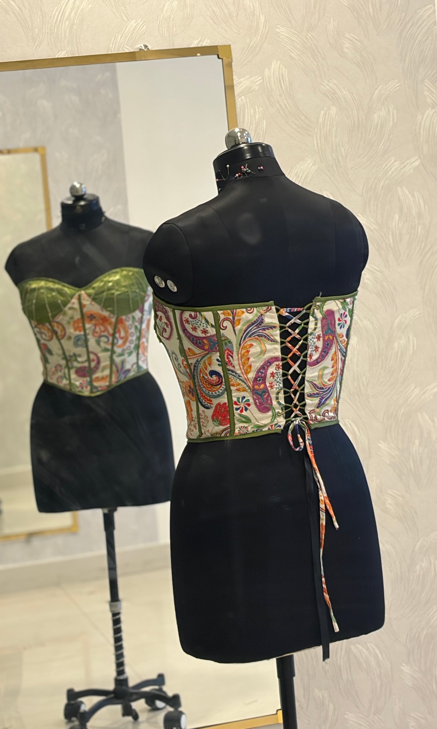 Luxury Corset Top by KASHNI Luxe Fashion Studio | Designer Corset Collection