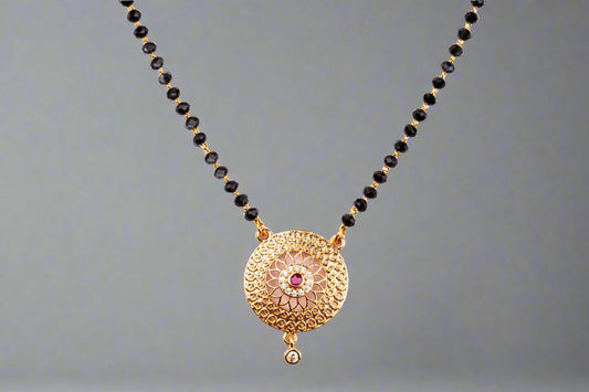 Gold-Plated Short Mangalsutra, A Perfect Blend of Tradition and Modern Style