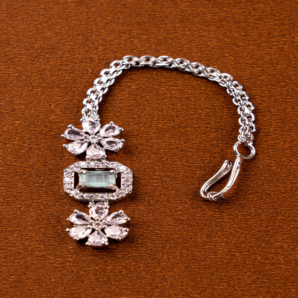American Diamond Necklace set with bendi