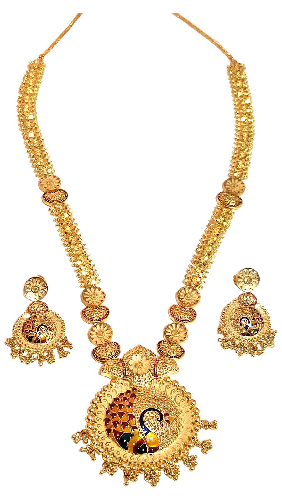 Rani Haar Necklace in 1.5 gram Gold Plated Imitation Jewelry