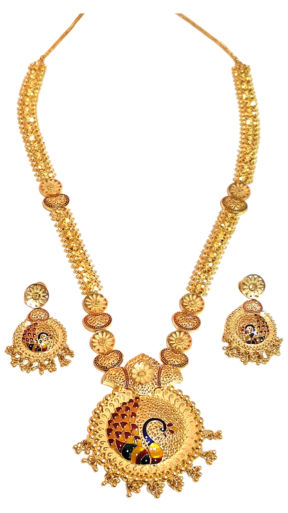 Rani Haar Necklace in 1.5 gram Gold Plated Imitation Jewelry