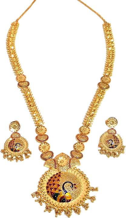 Rani Haar Necklace in 1.5 gram Gold Plated Imitation Jewelry