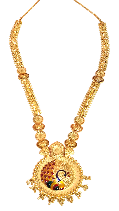 Rani Haar Necklace in 1.5 gram Gold Plated Imitation Jewelry