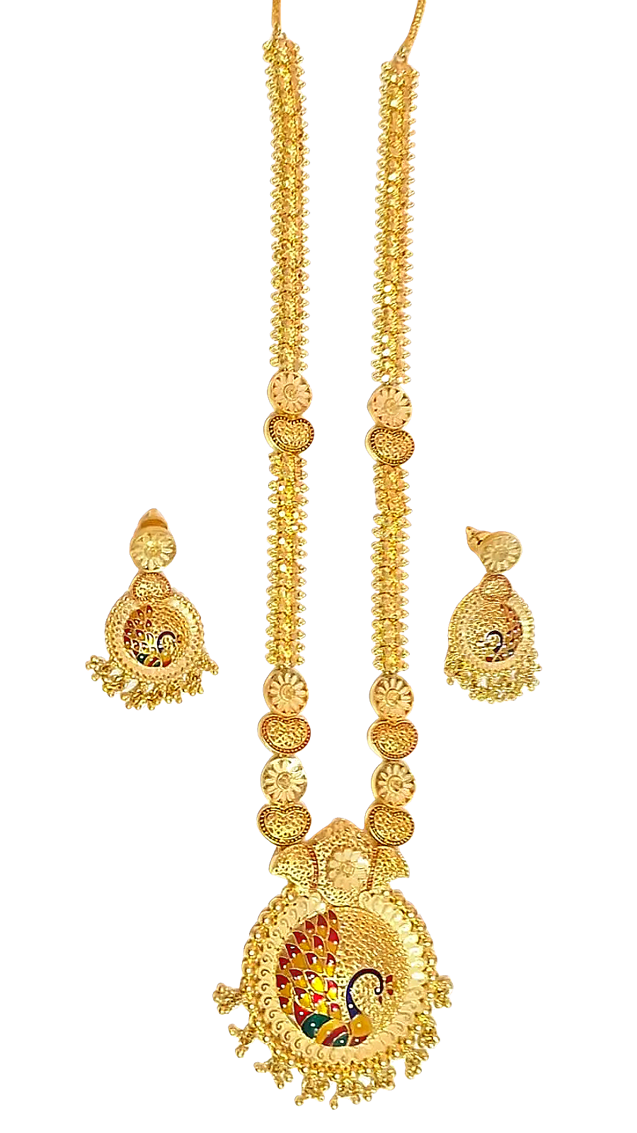 Rani Haar Necklace in 1.5 gram Gold Plated Imitation Jewelry