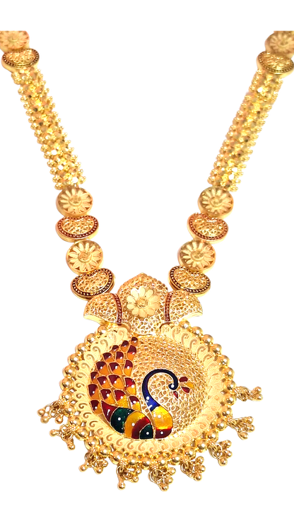 Rani Haar Necklace in 1.5 gram Gold Plated Imitation Jewelry