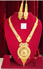 1.5 Gram Gold Plated Rani Haar Necklace Set